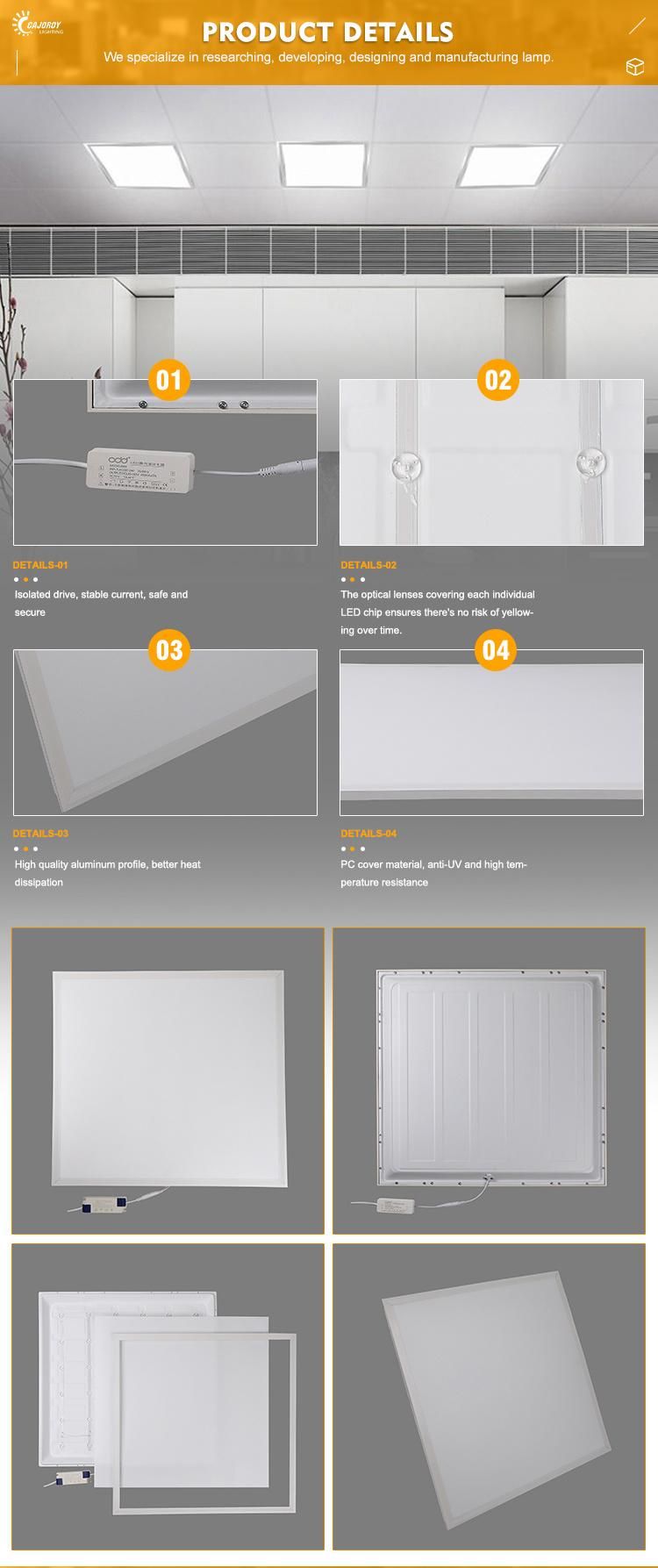Round 48W Double Backlight LED Panel Lampforbright 220V Panel Light