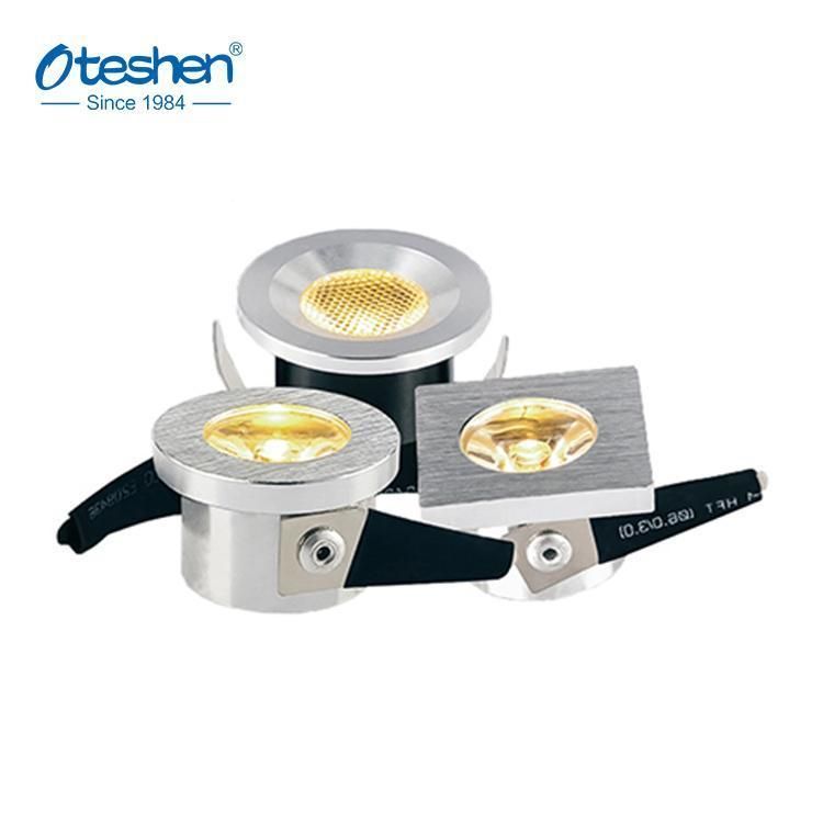 Anti-Glare Recessed in Cabinet Spot Light Aluminium LED Mini Downlights Under Cabinet