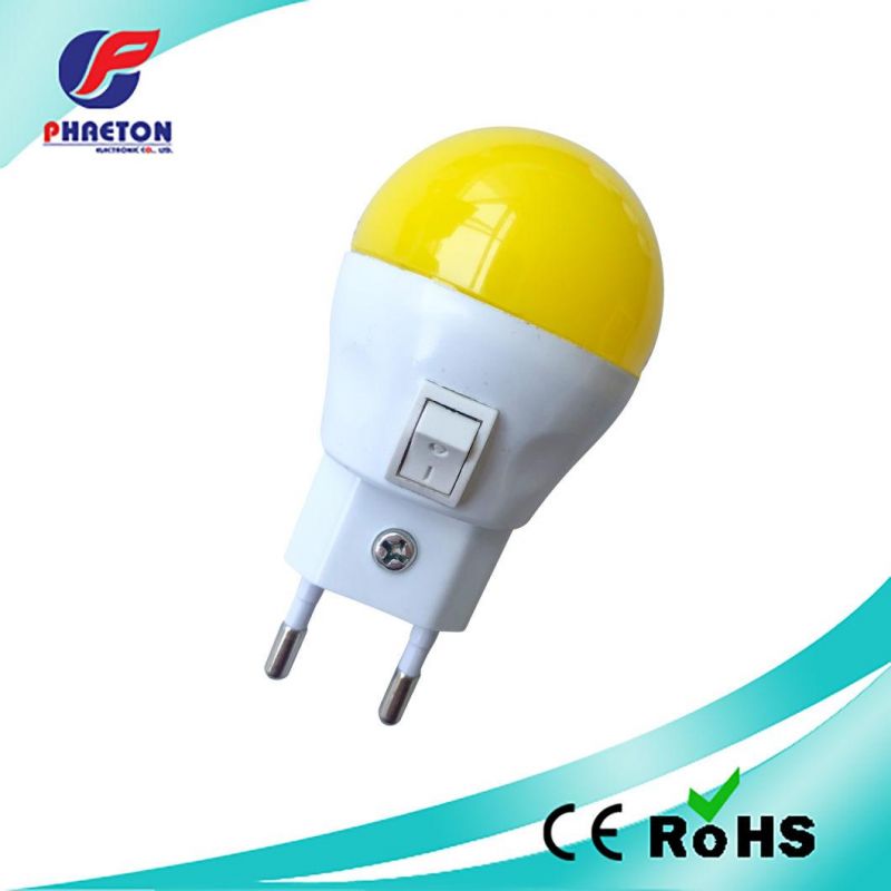 Colorful LED Night Bulb with Switch