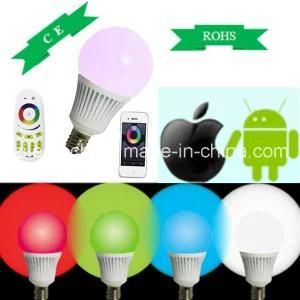 WiFi Remote Control Bulb Light 5W E27 E26 B22 Lamp Base Optional Smart Lighting Lampada-RGB-LED