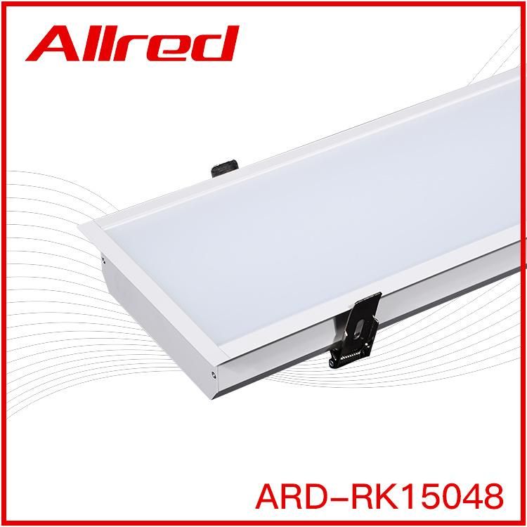 Seamless Connection Aluminium Linear LED Pendant Lighting Available in Suspended and Wall Mounted LED Linear Light