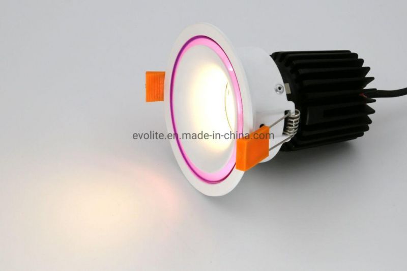 Home Waterproof LED Light Housing Lamp Shell LED Spot Light Casing Round Cutting Downlight Lamp Shell