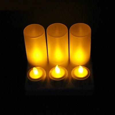 Electric Candle Lamp Charging LED Luminescent Tea Candle Lamp