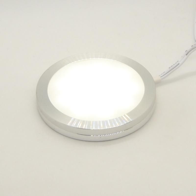 3W 12 Volts Lighting D58mm X H8mm LED Ceiling Light with 220V Driver Adapter and Remote Dimmer