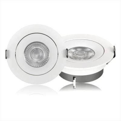 Norway Gyro 2 Way Tiltable 7W Low Height 53mm CRI95 COB LED Downlight