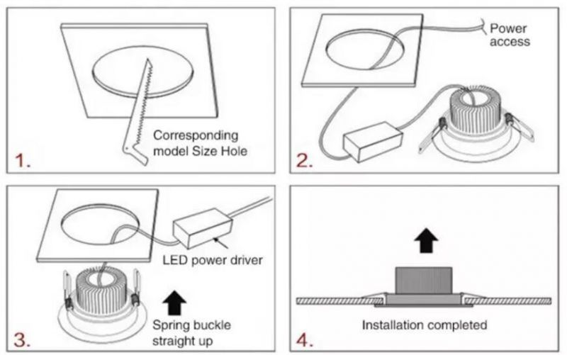 Factory Hot Sale 3W Downlight Modern Indoor Light