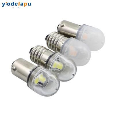 E10 Ba9s 6V 12V 24V 36V 48V 60V Warm White LED Indicator Bulb