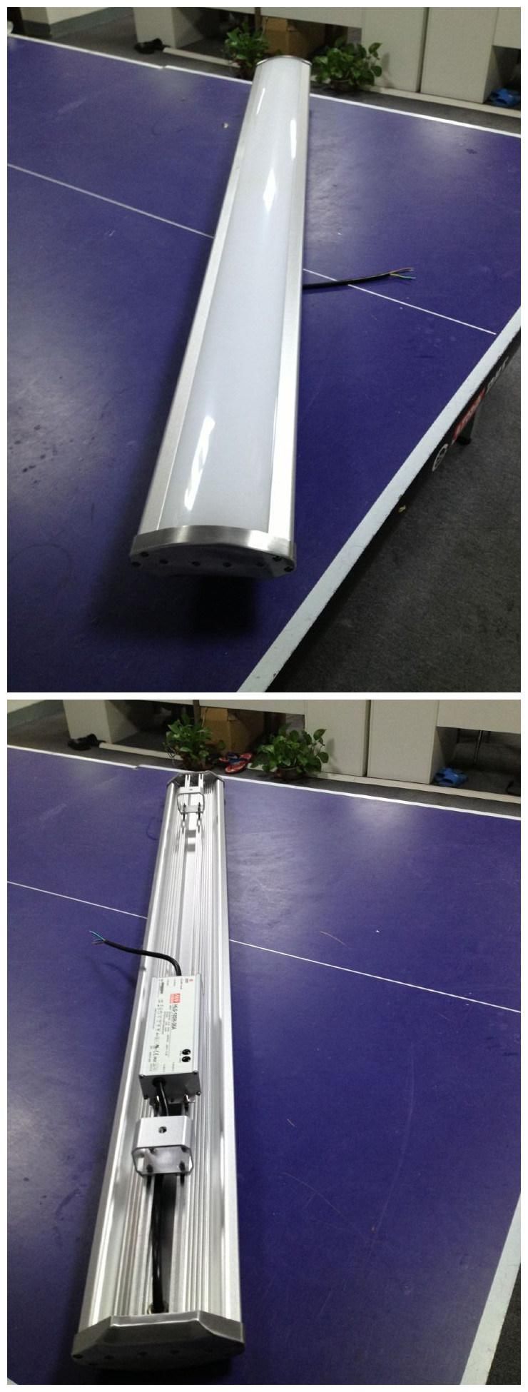 120W LED High Bay Linear Light IP65 Waterproof LED Linear Trunking Light for Workshop Warehouse Lighting