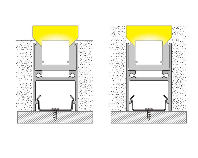 Apt 2828 IP68 Waterproof Inground RGB LED Linear Light