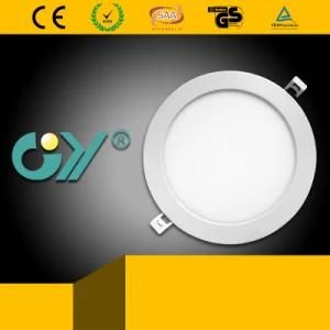 New 18W Round Super Slim Recessed Mounted LED Panellight (CE; TUV)