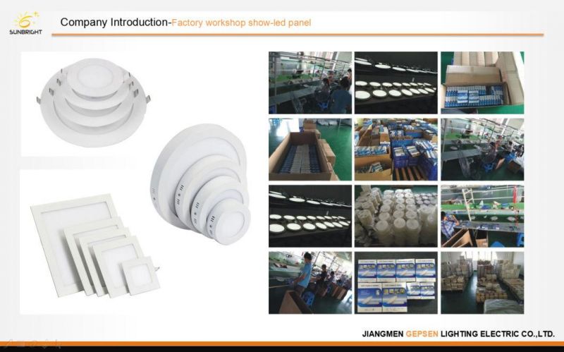 7000K 12W Flat Surface Mounted LED Panel Ceiling Lamp