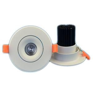 Dimmable 9W Samsung COB LED Downlight with 38 Degree