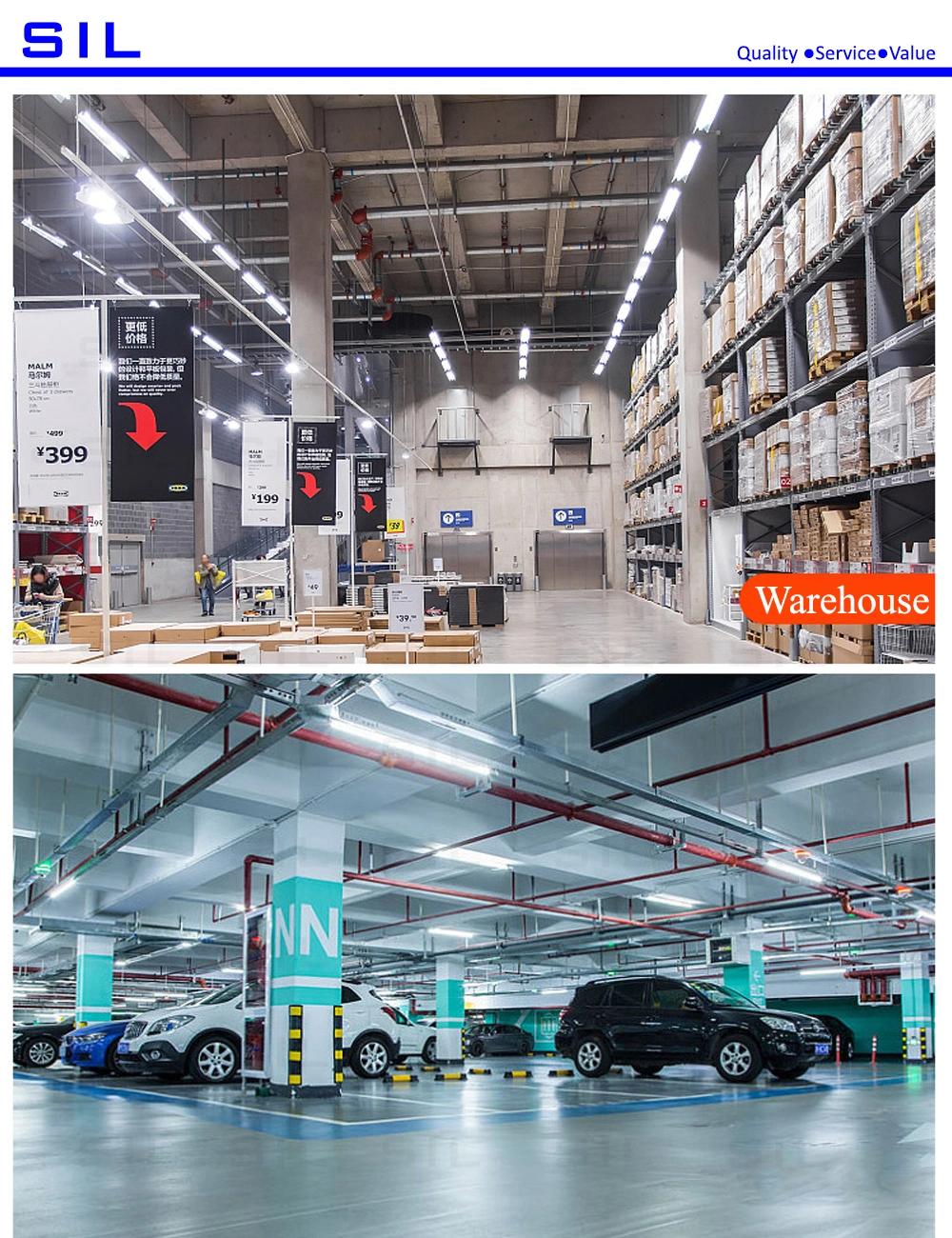 Hot Selling Super Bright Fluorescent Lamp Bracket T8 Lamp Tube 36W Double Tube with Cover Thickened Body LED Tube