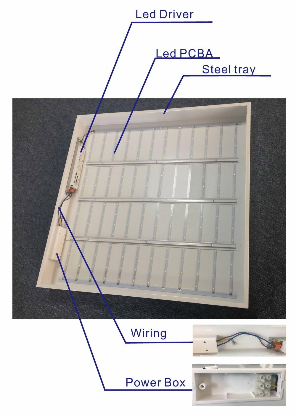 595X595mm/600X600mm LED Backlit Panel Light, LED Back Light, LED Recessed Panel Light