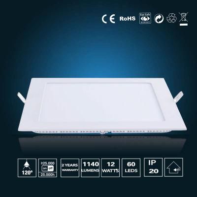 12W LED Panel Light 170*170*16mm