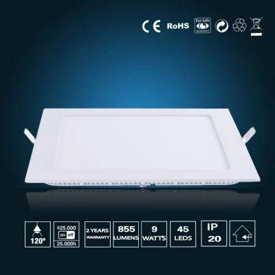 9W LED Panel Light 150*150*16mm