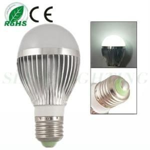 Emetal Housing 5W E27 Base White 5 LEDs Light Ball Bulb 6500k
