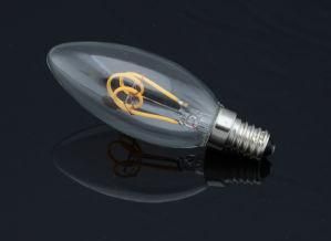 C35 Flexible LED Filament Lamp E14 Base Light