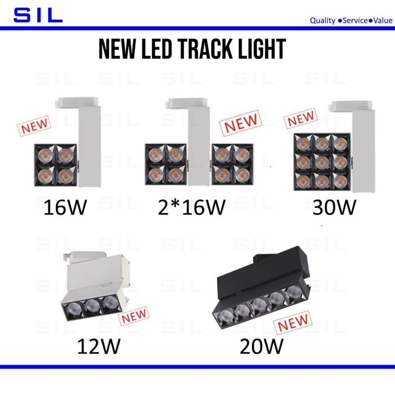 Modern Style Horizontal Rotation Ultra Bright Ceiling Magnetic New Design 12W LED Track Light
