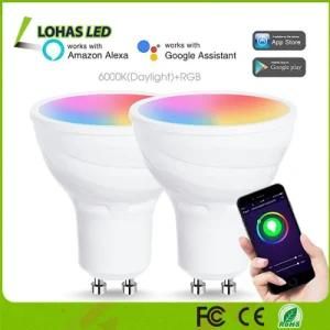 5W GU10 RGB WiFi Spot Light Bulb Tuya Smart LED Spotlight
