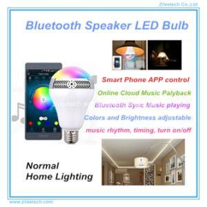 RGBW Bluetooth Music LED Speaker Light Bulb for Parties