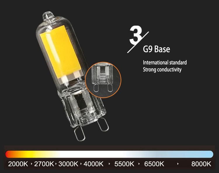 G9 LED 2W Dimmable Bulb Replacement for G9 Halogen