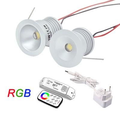 Smart Home 1W 350mA Mini LED Spot Light D27mm Cut COB Bulb Spotlight for Kitchen Garden Lamp Tuya WiFi APP Control