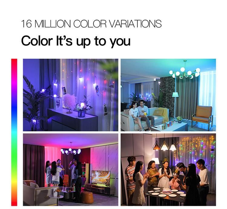 Color Change Smart RGBW 6W Music Mobile Control LED Lamp