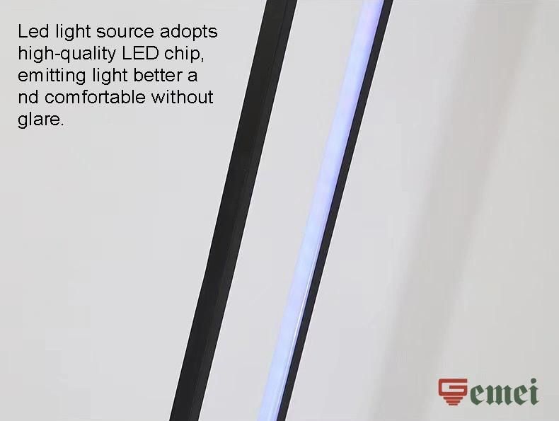 Simple Home Decoration LED U-Shaped Table Lamp with Remote Control