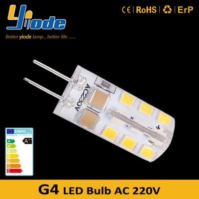 220V G4 Lamp Base Bi Pin LED Bulb