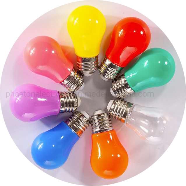 A50 A60 A19 3W SMD Plastic PBT LED Color Bulb