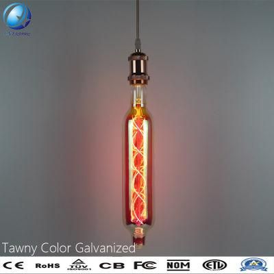 Tt75 Decorative LED Bulb Clear Tawny Smoky Gray LED Lamp E27 Color Galvanized LED Bulb Light