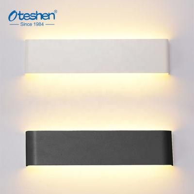 8W Aluminum Modern Creative Simple Style Black Color LED Wall Light