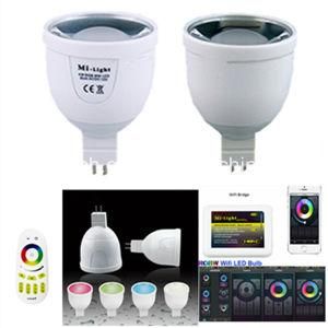 4W MR16 Lamp Base Smart Home System LED Bulb WiFi Remote Control RGBW Miniature Lamp