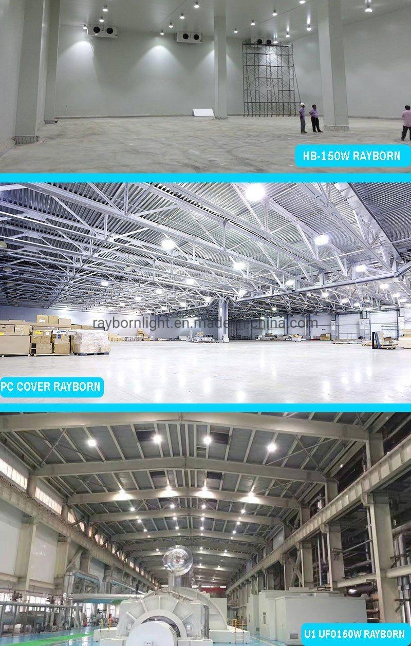 China Factory Direct Price UFO LED High Bay Light 100W/150W/200W/250W 5 Years Warranty LED High Bay Lamp