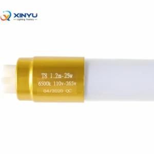 High Efficiency T8 Glass Tube Milky or 4FT 1200mm Transparent Ra 80 18W LED Light Tube