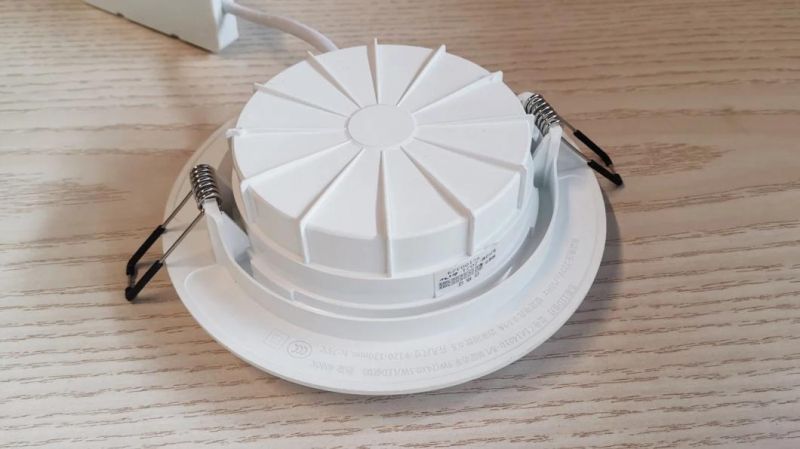 5W High Quality Motion Sensor Plastic Body Recessed SMD LED Down Light Downlight for Corridor Room Reception Store