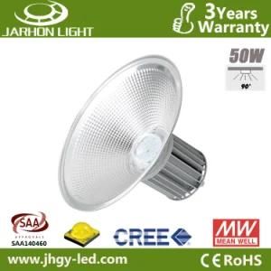 Long Lifespan High Bay Fixtures 50W LED Warehouse Lamp with 5 Years Warranty