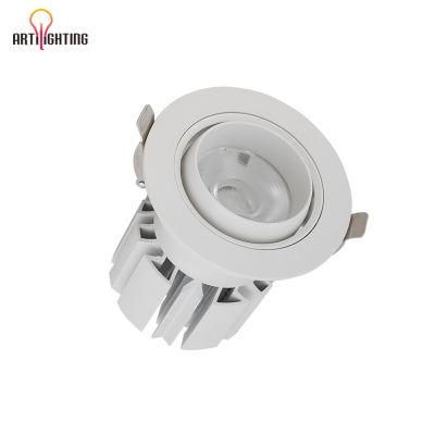 Adjustable Anti-Glare Energy Saving Lamp Downlight COB Spot Light LED for Makeup Store Maternity and Baby Shop Detailing Lighting