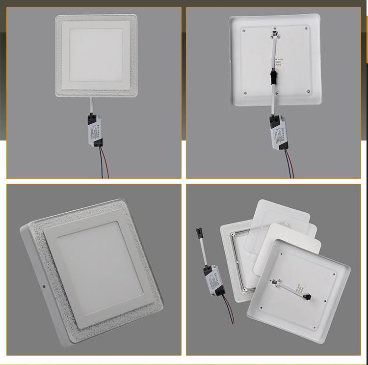 Square Surface Mounted Sky Frameless Glass Price RGB Panel Light