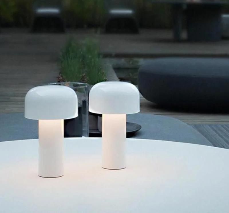 Modern Minimalist Mushroom Light Indoor Bedside Touch Dimming LED Table Lamp