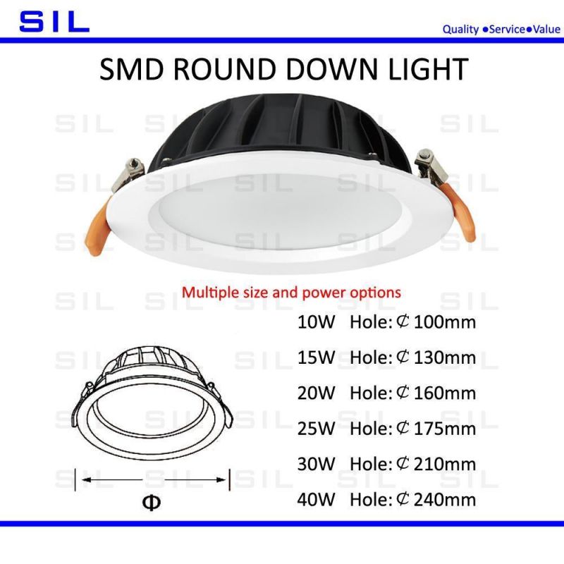 LED Downlight Replacement SMD Square Recessed 10W Ceiling Recessed LED Downlight