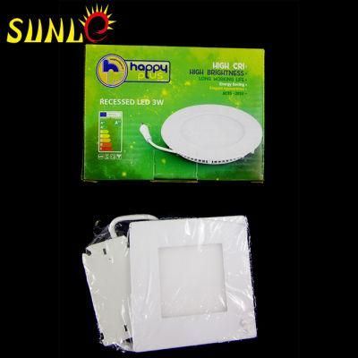 3W Square Flush-Type LED Panel Ceiling Lights Manufacturers (SL-MBOO3)