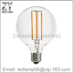 G125 6W E27 Clear LED Filament Bulb / LED Filament Lamp / LED Light / LED Lighting / Dimmable LED Bulb / Dimmable LED Lamp