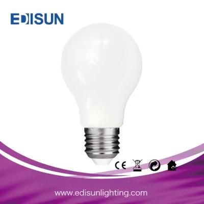 LED Milky Bulb A50/A55 4W/6W E27/B22 LED Glass Filament Bulb Lighting