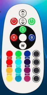 A60 E27 RGB 16digital Remote Control LED Bub 5W