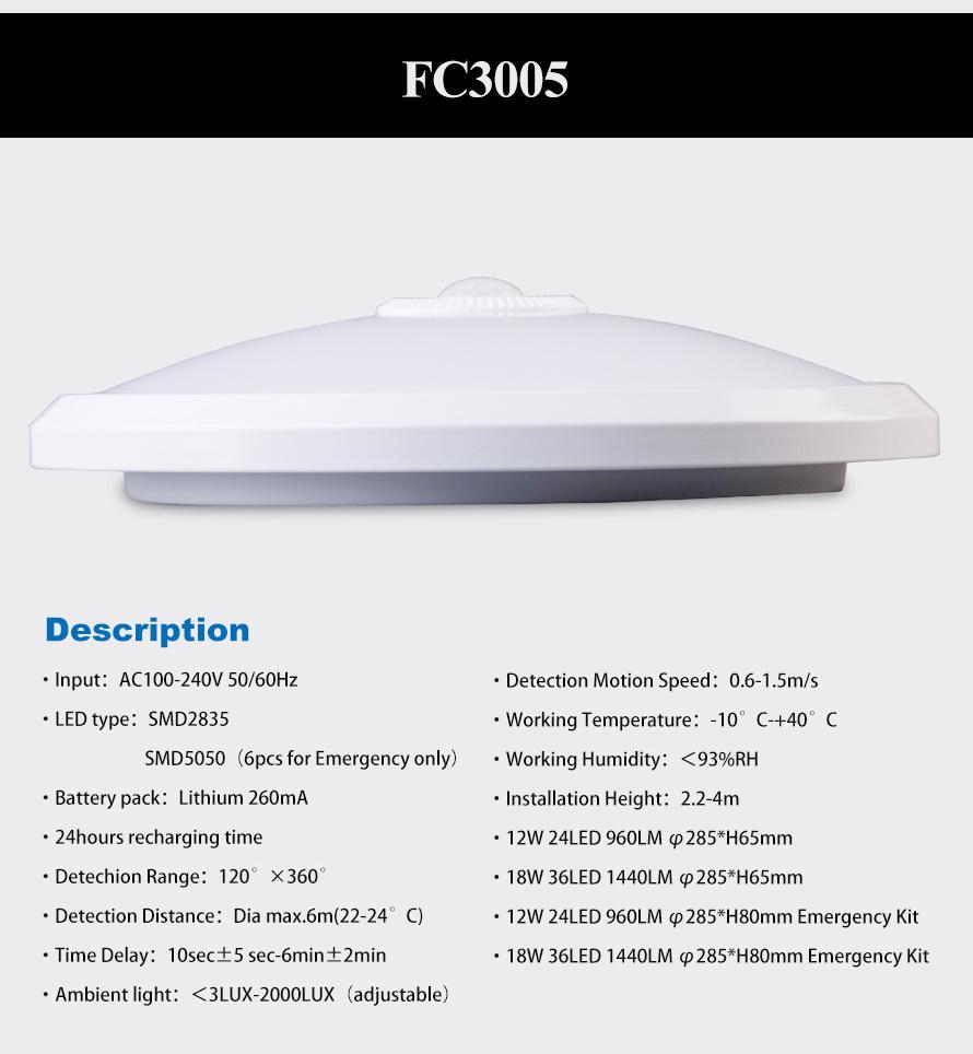 FC-3005 Series LED Ceiling Light