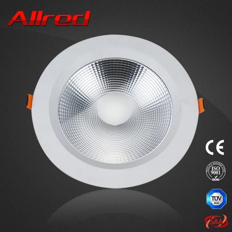 Supermarket Lighting COB Round Dimmable Surface Mounted Recessed LED Downlight