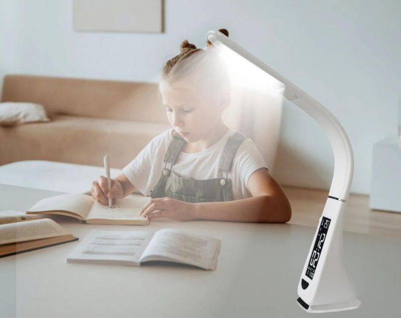 Wireless Charger Table Night Light Desk LED Lamp with Mobiles Fast Charging