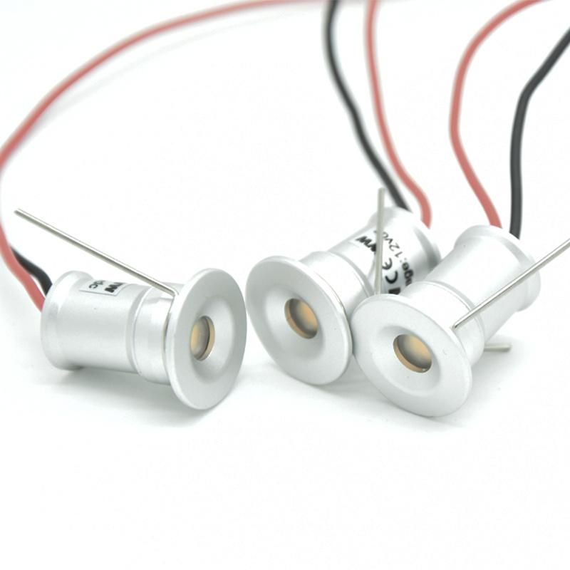 RGB 1watt 12V Mini LED Bulb Downlight 15mm Spot Lamp